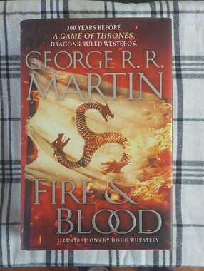 George R.R. Martin - Fire & Blood (Dragon Cover) - Red and Gold
